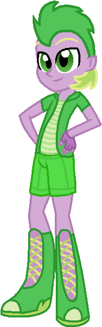 Equestria - Equestria Girls Spike Human (234x703)