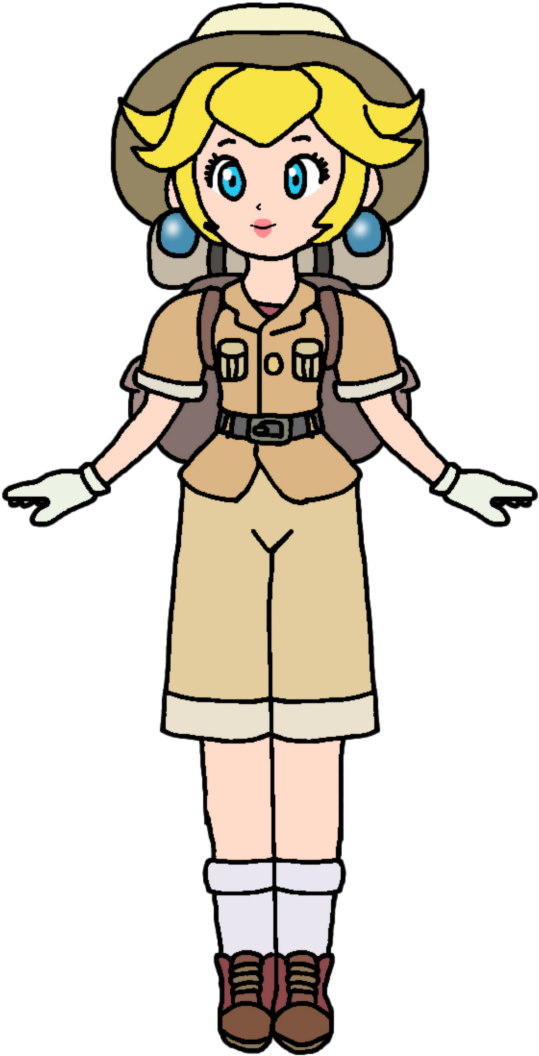Explorer By Katlime - Princess Peach's Travel Clothes (720x1109)