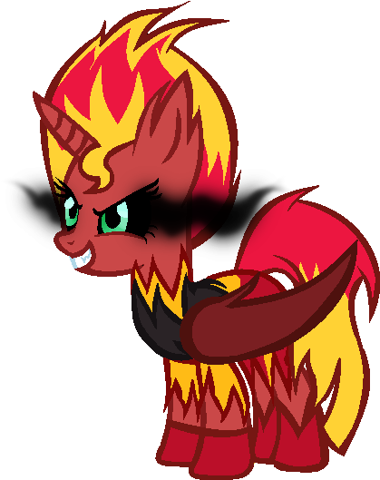 Free My Little Pony Sunset Shimmer Demon - Sunset Shimmer Demon Pony (632x612)
