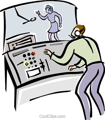 Recording Studios Royalty Free Vector Clip Art Illustration - Recording Studios Royalty Free Vector Clip Art Illustration (422x480)