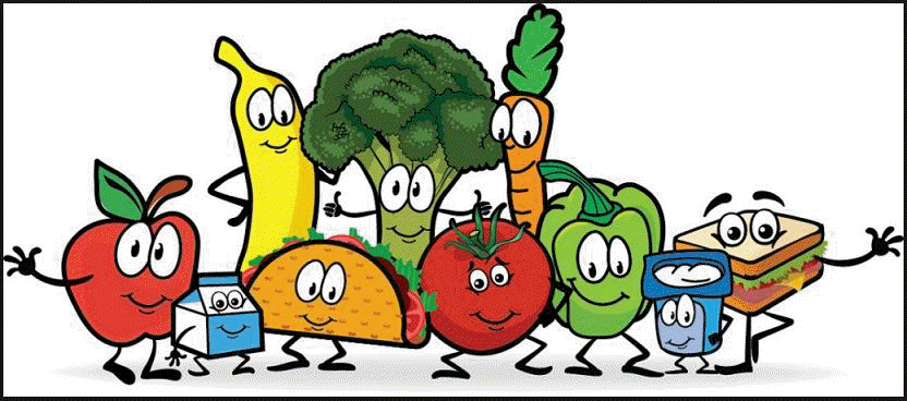 Healthy School Lunch Clip Art - Clipart School Lunch (832x368)