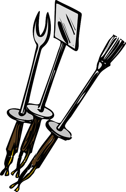 Clipart Panda Free Images - Grill Accessories Clip Art (421x640)