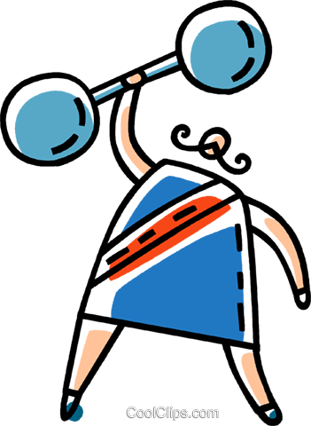 Strongman Royalty Free Vector Clip Art Illustration - Strongman Royalty Free Vector Clip Art Illustration (351x480)