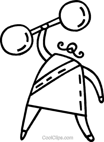 Strongman Royalty Free Vector Clip Art Illustration - Strongman Royalty Free Vector Clip Art Illustration (351x480)