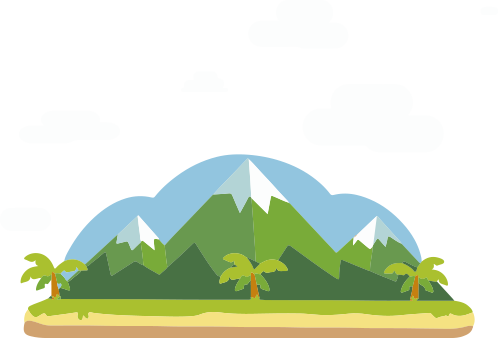 Hawaii Clipart Colorful Forest - Mountains In Hawaii Png (498x338)