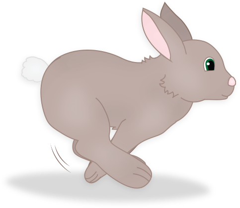 Some Children Read Quick Like A Bunny - Domestic Rabbit (600x440)