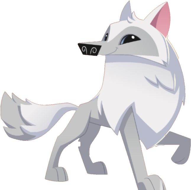 Animal Jam Snowflake Arctic Wolf (700x657)