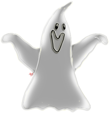 Ghostly Clipart Animated - Clip Art Ghost Gif (428x450)