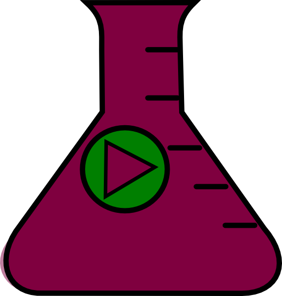 Erlenmeyer Flask Clip Art Png For Kids - Erlenmeyer Flask (570x598)