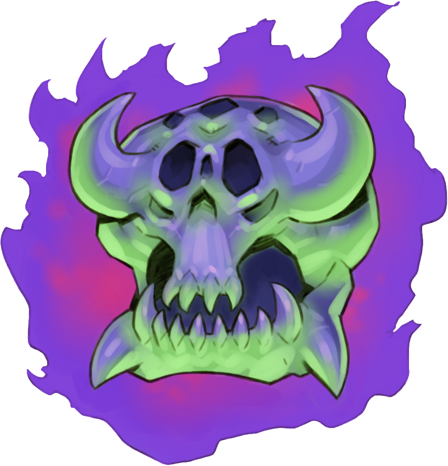 Orne - Kid Icarus Skull Wing (885x920)