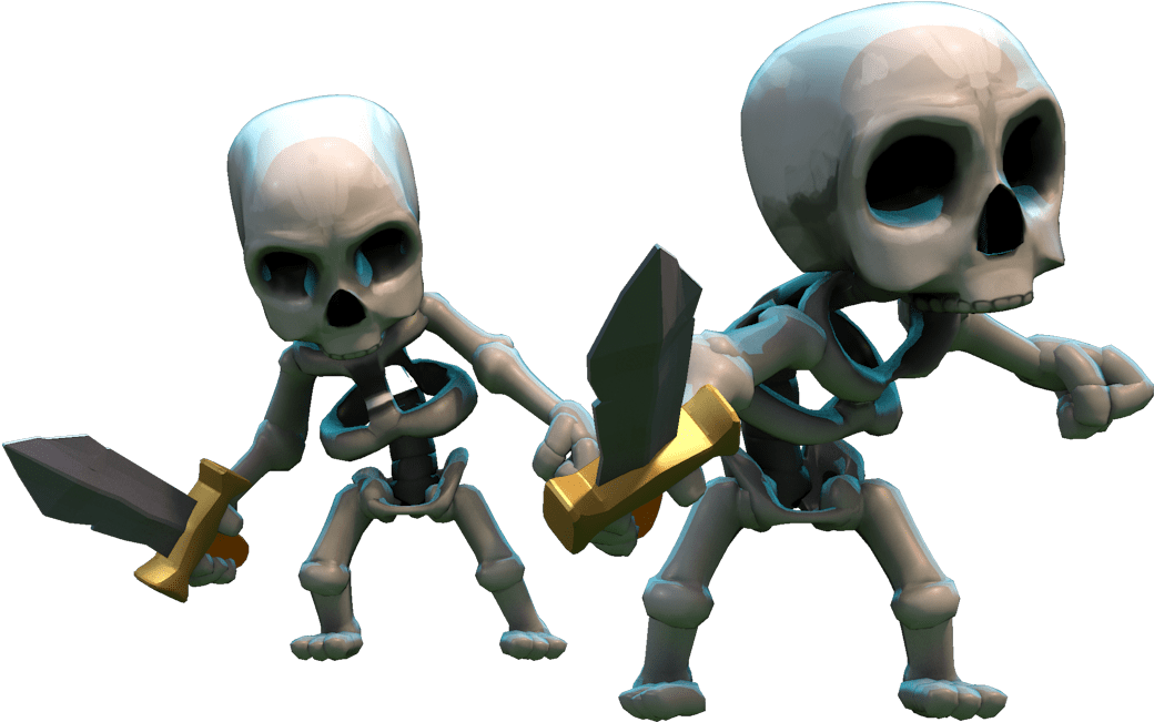 Clash Of Clans Skeletons - Esqueletos Do Clash Royale (1084x686)