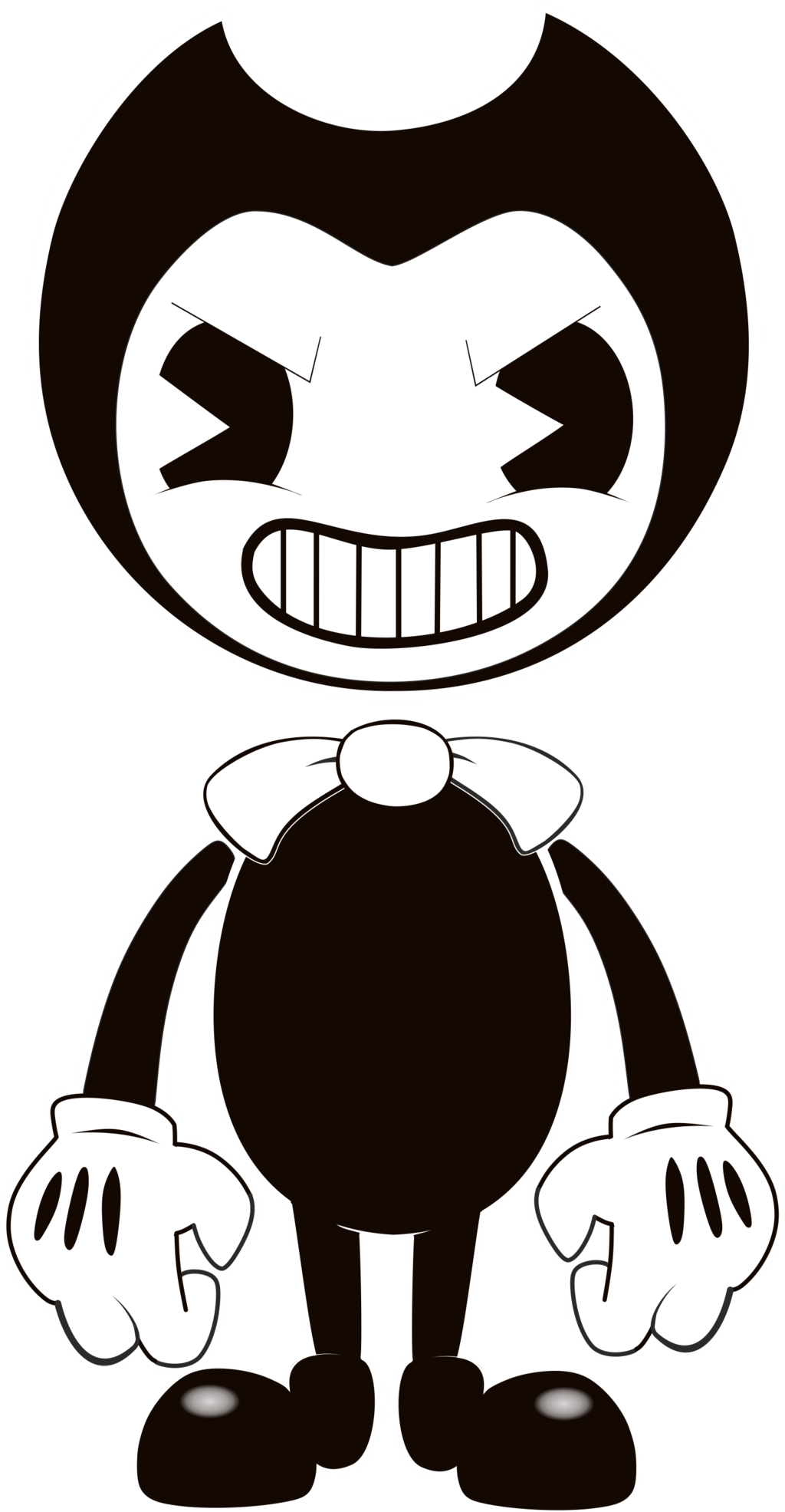 Fla Coming Soon) By Sporealtair Bendy Vector Art (.fla - Bendy And The Ink Machine Bendy Cardboard Cutout (1024x1971)