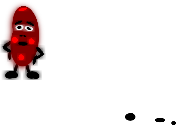 Red Bean Cartoon Svg Clip Arts 600 X 413 Px - Cartoon (600x413)