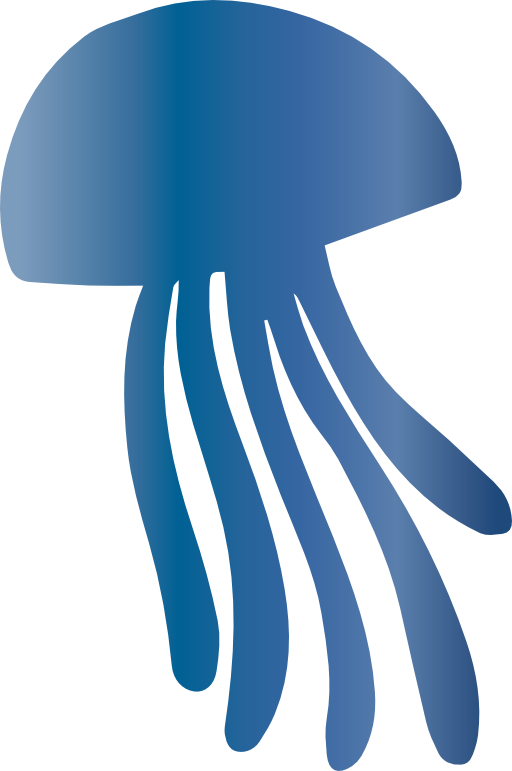 Jellyfish Icon - صورة قنديل البحر كرتون (512x771)