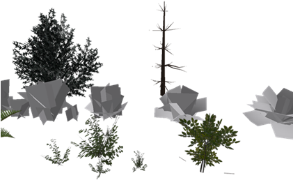 Low Poly Foliage - Christmas Tree (420x420)