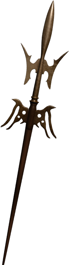 Trident 3d Model Low-poly Max 7 - Low Poly (450x900)