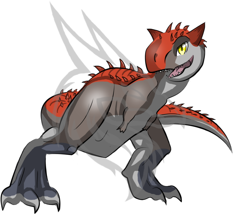 Primal Carnage Carnotaurus By Robynthedragon Primal - Cartoon Carnotaurus (1024x805)