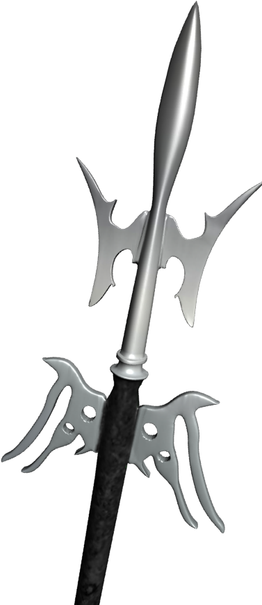 Trident 3d Model Low-poly Max 2 - Low Poly (450x900)