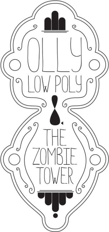 Olly Low Poly And The Zombie Tower On App Design Served - Illustration (600x1029)