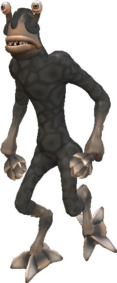 Pop Eyed Alien 3d Model Low Poly Rigged Animated Dae - Figurine (1280x960)