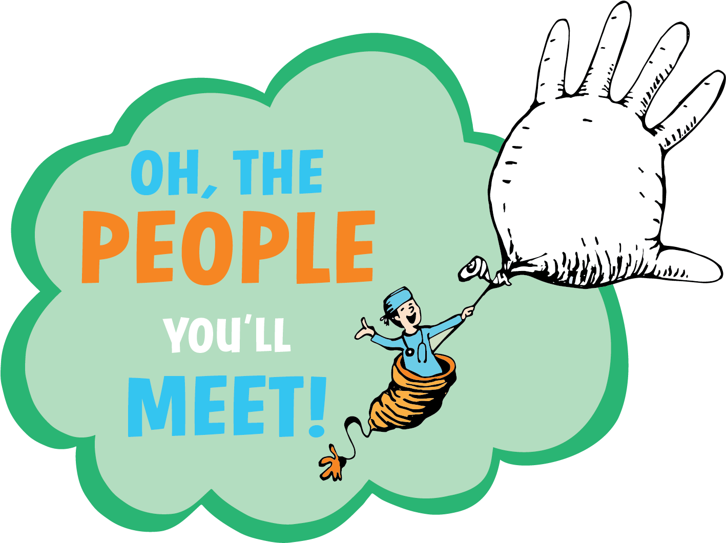 With Great People You'll Meet There Are Ones You Will - Illustration (1511x1161)
