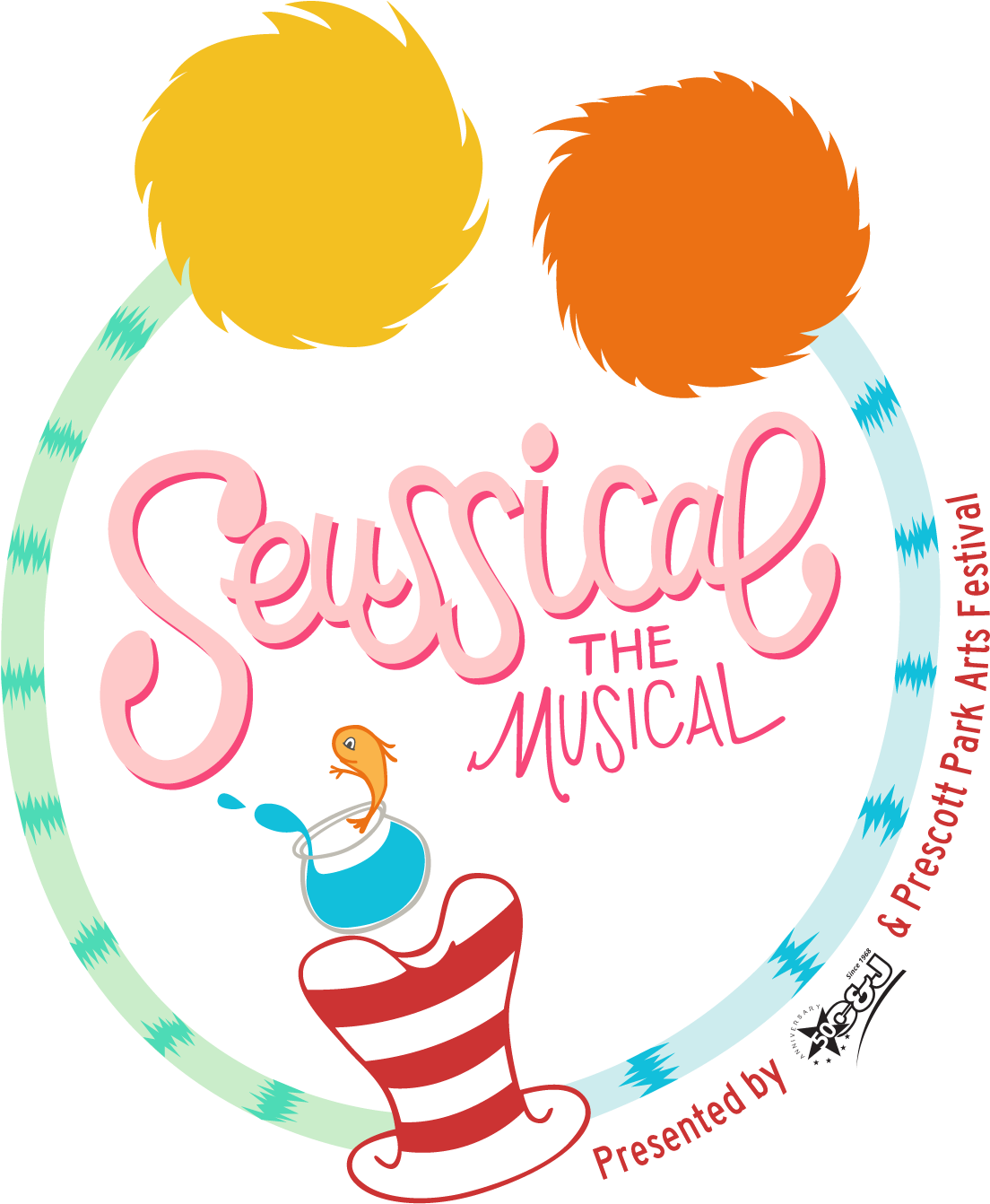 Seussical Logo - Clipart Summer August 10 (1241x1505)