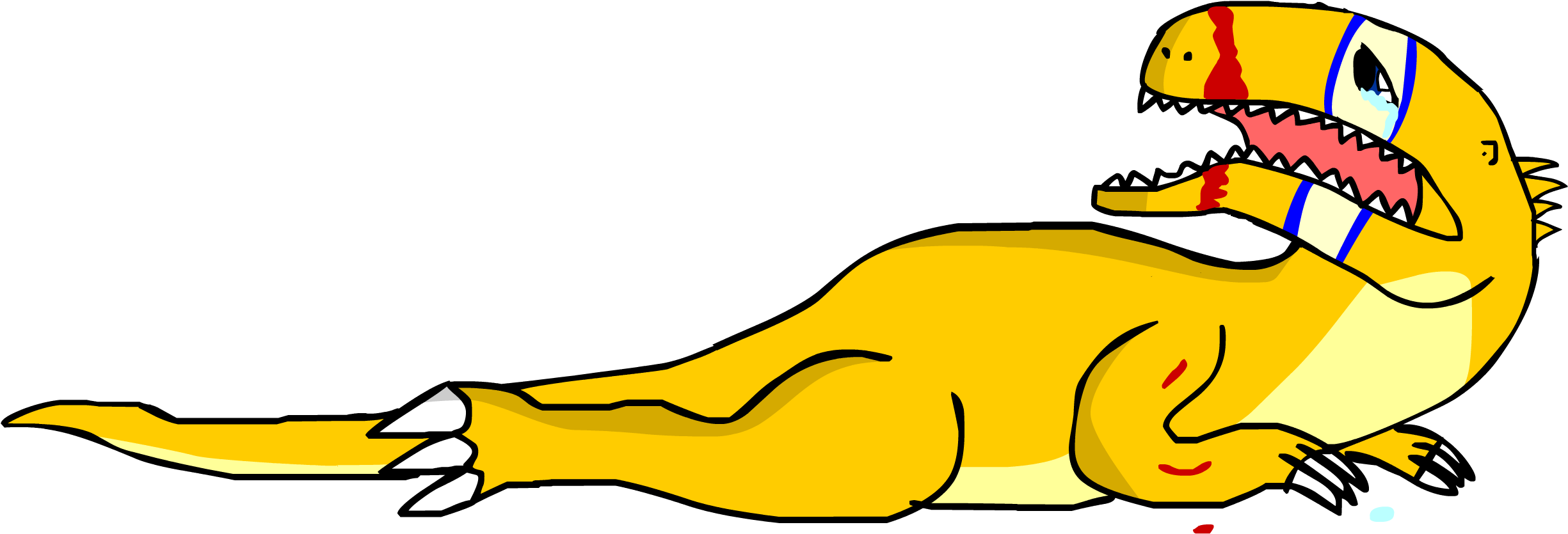 Baby Broken Jaw By Asylusgoji91 Baby Broken Jaw By - Dinosaur Revolution Broken Jaw (2500x1405)