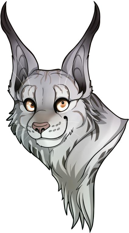 Lynx Headshot Commission By Ragingconflagration-db - Cartoon (448x800)