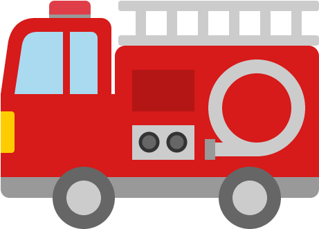 消防車のイラスト素材 - 消防 車 イラスト 簡単 (460x460)