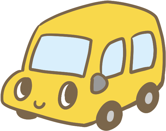 カワイイ車（黄） - Parking (600x600)