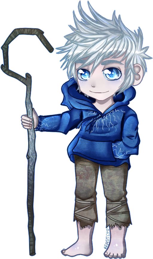 Jack Frost Chibi By Lynnrenk On Deviantart - Jack Frost Anime Chibi (539x886)