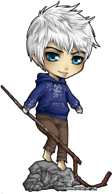 Jack Frost Chibi By Zero0810 On Deviantart - Cartoon (453x768)