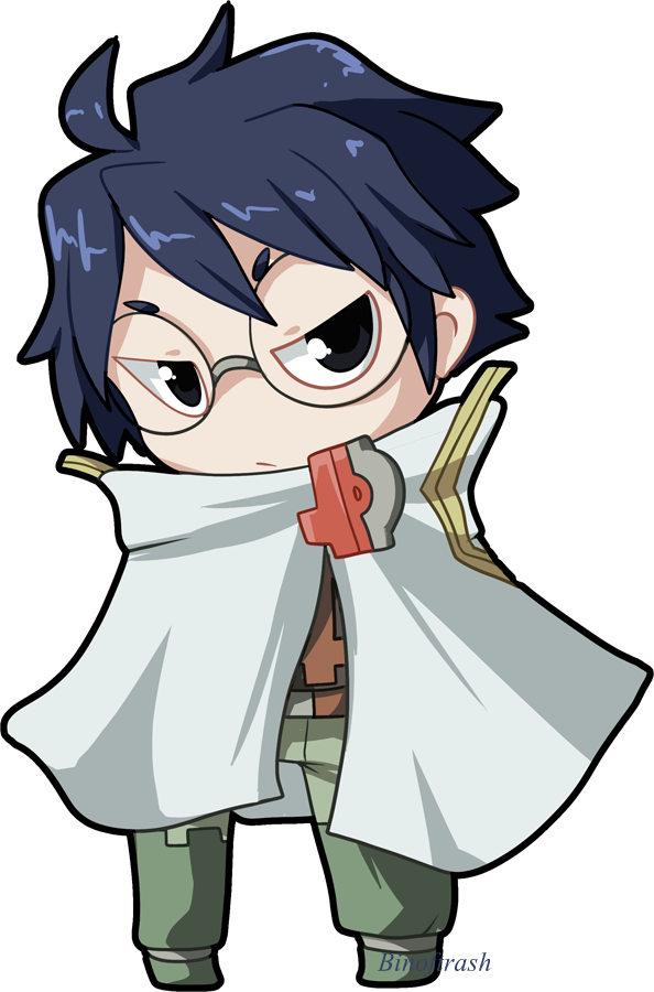 Shiroe Chibi By Binoftrash - Shiroe Log Horizon Chibi (594x900)