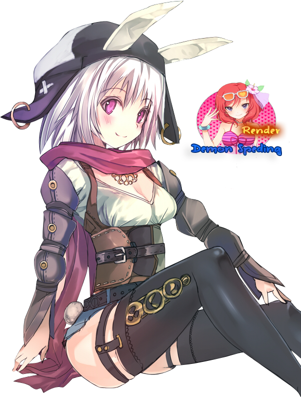 Anime Girl / Render 05 By Demon-speding - Kawaii Anime Girl Demon (600x800)