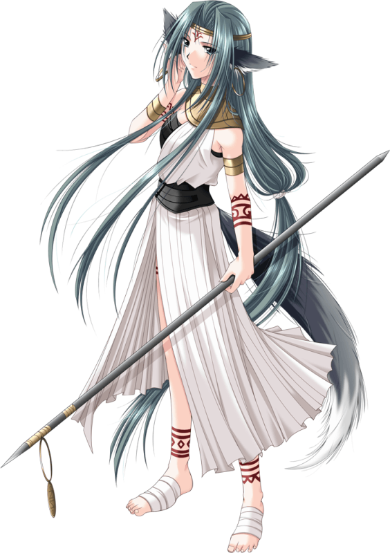 Nice Girl Anime - Anime Female Half Demon (564x800)
