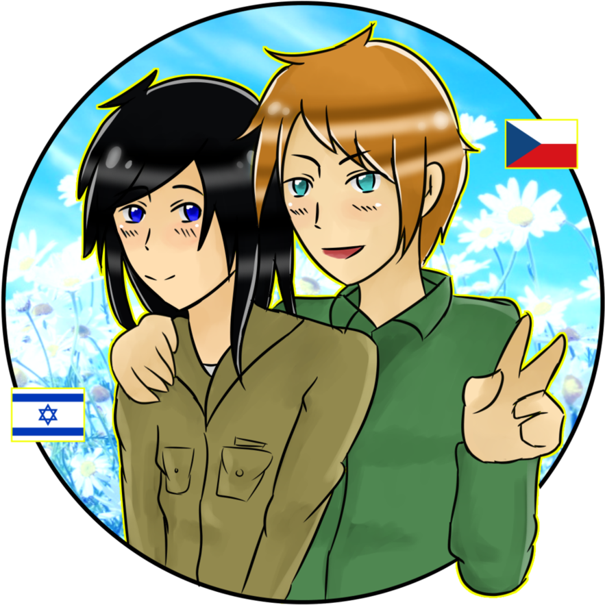 Israel X Czech Republic - Czech Republic In Anime (894x894)