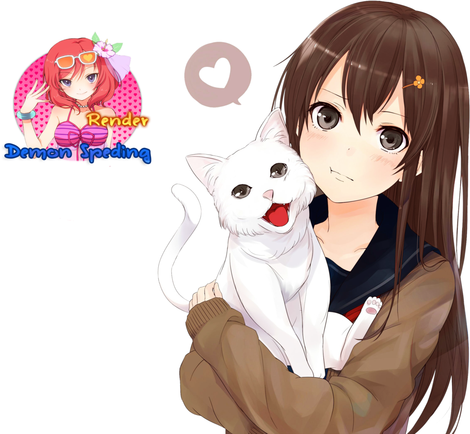 Demon Girl Anime Render Www Imgkid Com The Image Kid - Note Cards (pk Of 20) (1024x906)