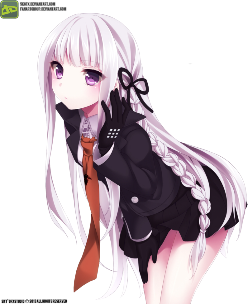 Gender - Female - Nicknames - Na Age - 18 - Being - - Danganronpa The Animation Kyoko (819x975)