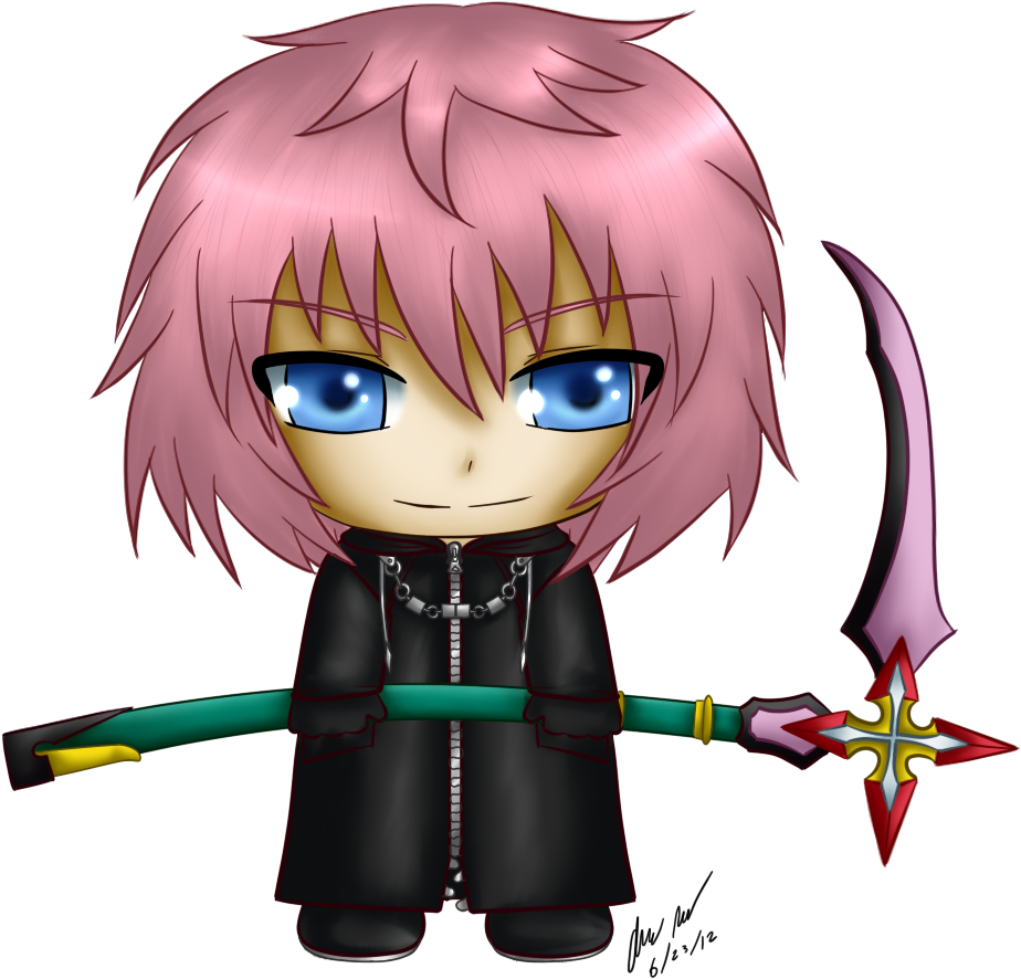 Chibi Marluxia By Wonderland Cupcake Chibi Marluxia - Cartoon (1197x976)