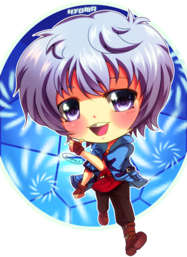 Beyblade Metal Fusion Hintergrund Entitled Chibi Hyoma - Chibi Hyoma (364x500)