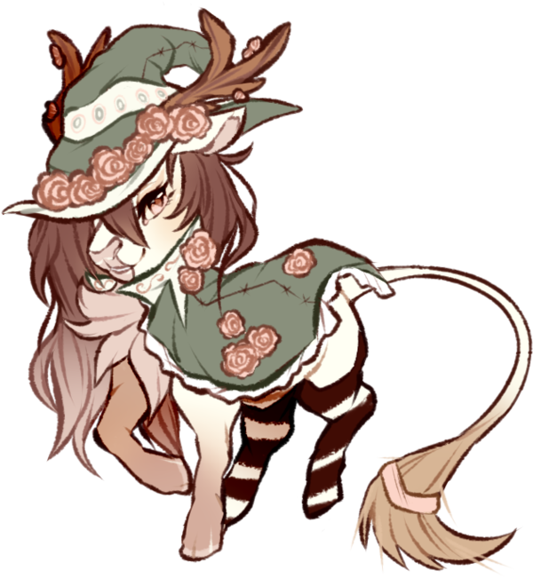 Woodland Witch Pony [ Closed] Price Drop By Candlewiick - Cartoon (600x651)