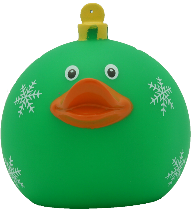 Green Xmasball Rubber Duck By Lilalu - Rubber Duck Christmas (800x800)