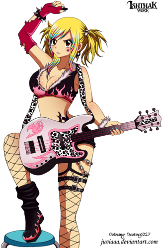 Kawaii Anime Wallpaper Possibly Containing Anime Titled - Fairy Girls From Fairy Tail (335x500)