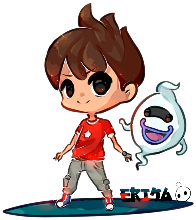 Kawaii Nate From Yo-kai Watch By Dessineka - Yo Kai Watch Chibi (894x894)