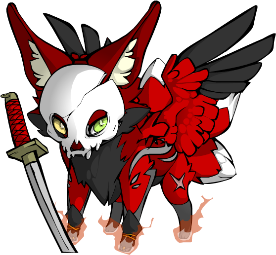 Devil Red And Black Fox~closed By Roxynorandanoxadopts - Astral Fox (600x551)