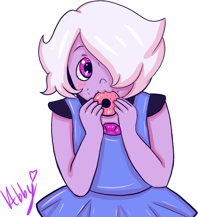 Little Amethyst By Kawaii Little Neko - Cartoon (900x779)