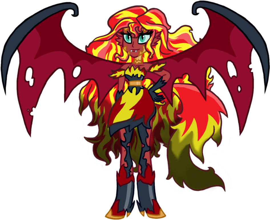 Mlp Evil Sunset Shimmer (969x825)
