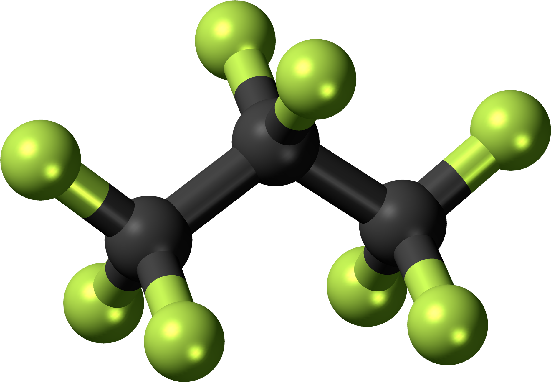 Propane Molecule - Illustration (2000x1424)