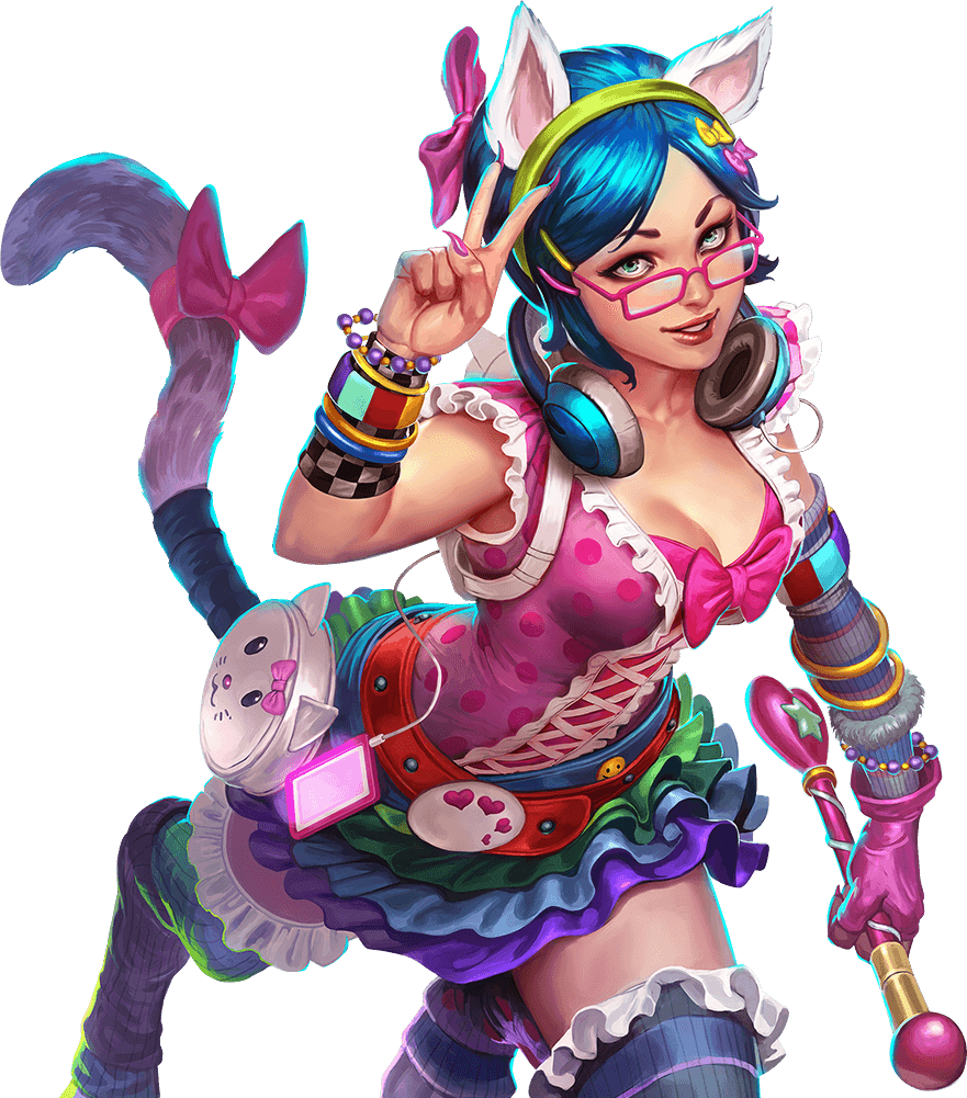 Bastet Kawaii Pop Skin (881x1001)