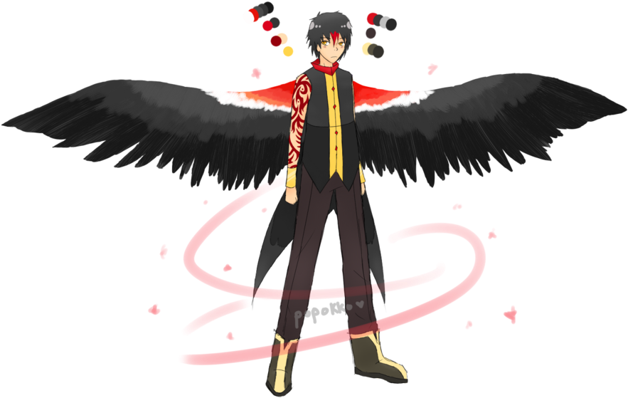 {5} Red-winged Black Bird Adopt {closed} By Popokko - Action Figure (900x600)